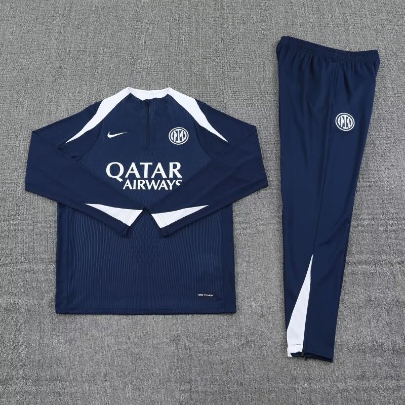 Thailand Quality(AAA) 25/26 Inter Milan Dark Blue Soccer Tracksuit Thailand Quality(AAA) 25/26 Inter Milan Dark Blue Soccer Tracksuit