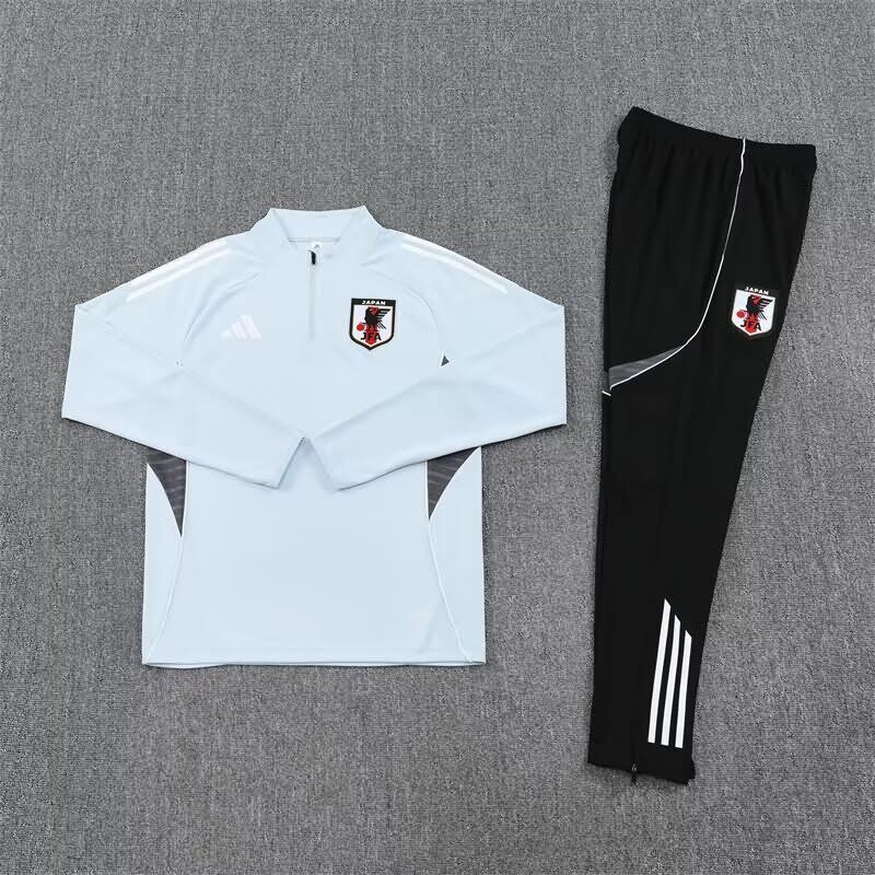 Thailand Quality(AAA) 2025 Japan Grey Soccer Tracksuit Thailand Quality(AAA) 2025 Japan Grey Soccer Tracksuit