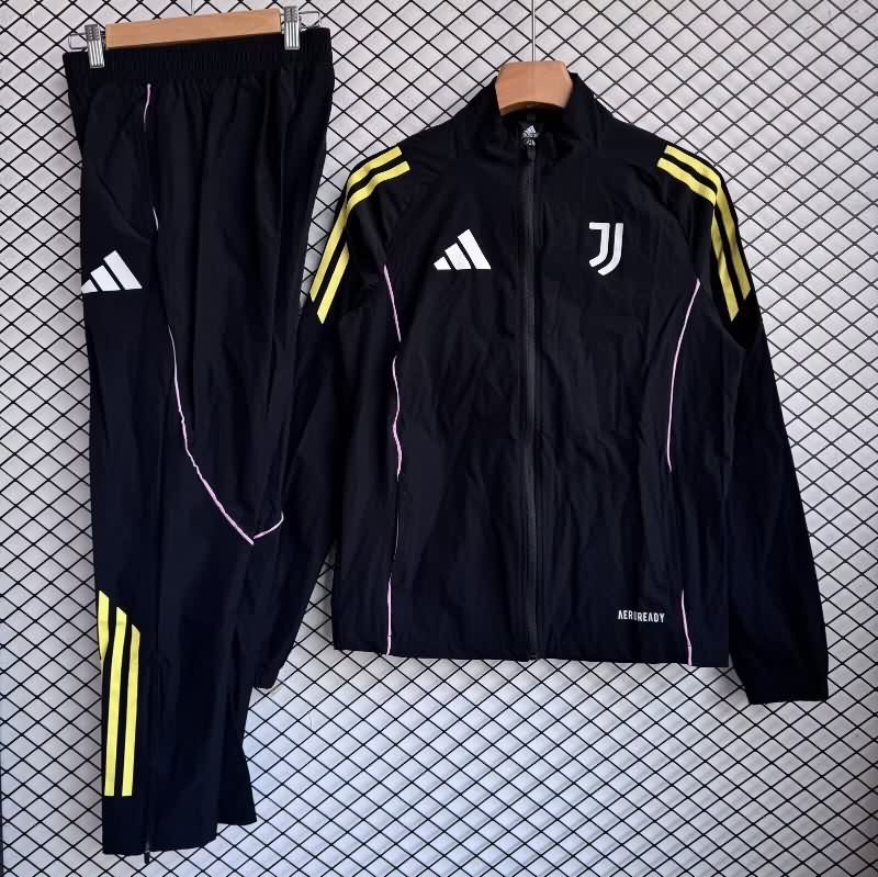 Thailand Quality(AAA) 25/26 Juventus Black Soccer Tracksuit 03 Thailand Quality(AAA) 25/26 Juventus Black Soccer Tracksuit 03