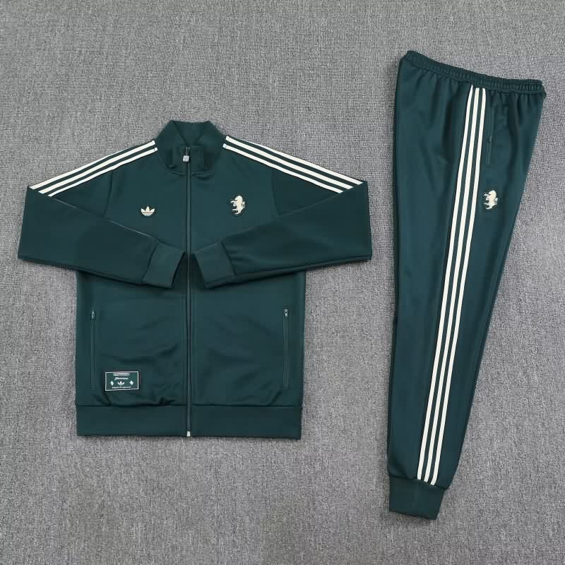 Thailand Quality(AAA) 25/26 Juventus Green Soccer Tracksuit Thailand Quality(AAA) 25/26 Juventus Green Soccer Tracksuit