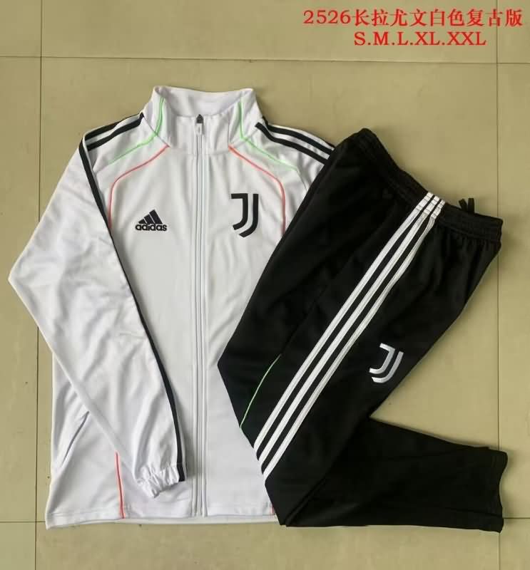 Thailand Quality(AAA) 25/26 Juventus White Soccer Tracksuit Thailand Quality(AAA) 25/26 Juventus White Soccer Tracksuit