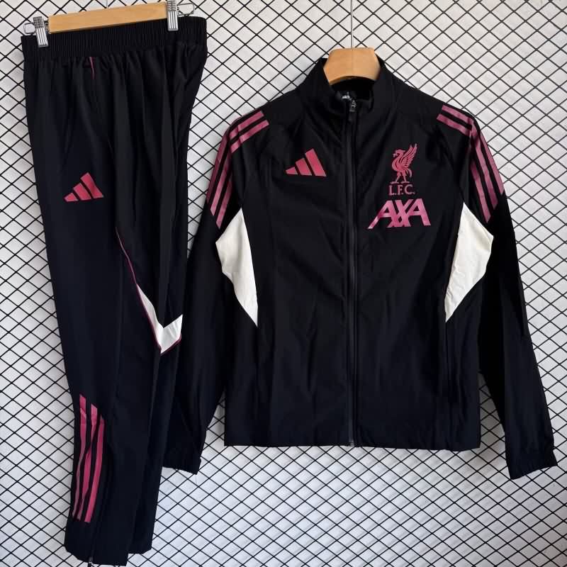 Thailand Quality(AAA) 25/26 Liverpool Black Soccer Tracksuit 03 Thailand Quality(AAA) 25/26 Liverpool Black Soccer Tracksuit 03