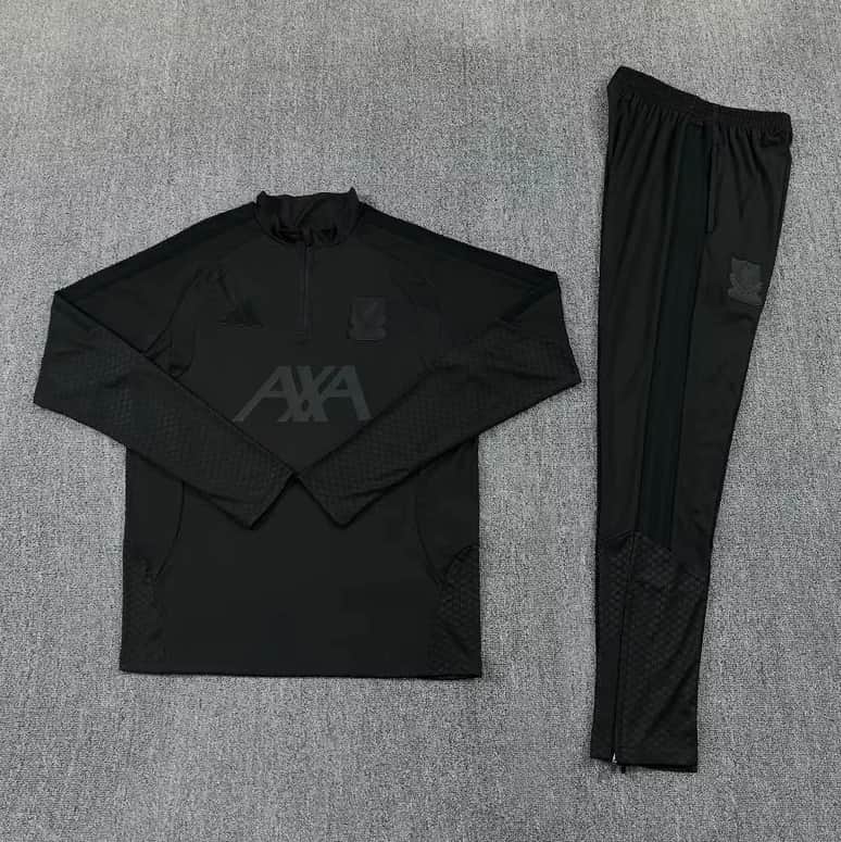 Thailand Quality(AAA) 25/26 Liverpool Black Soccer Tracksuit 07 Thailand Quality(AAA) 25/26 Liverpool Black Soccer Tracksuit 07