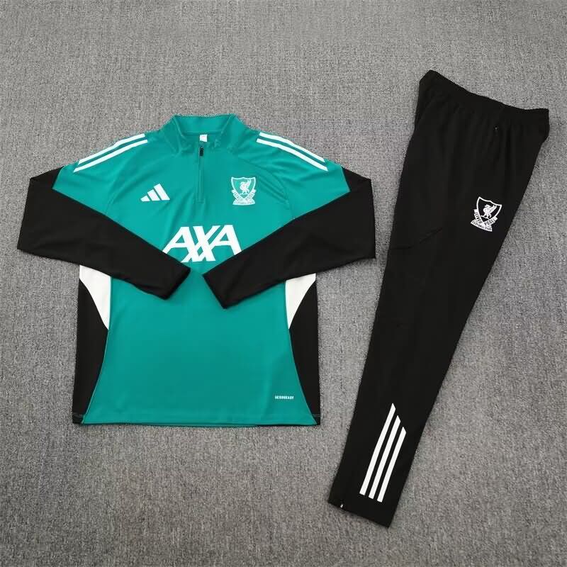 Thailand Quality(AAA) 25/26 Liverpool Green Soccer Tracksuit Thailand Quality(AAA) 25/26 Liverpool Green Soccer Tracksuit