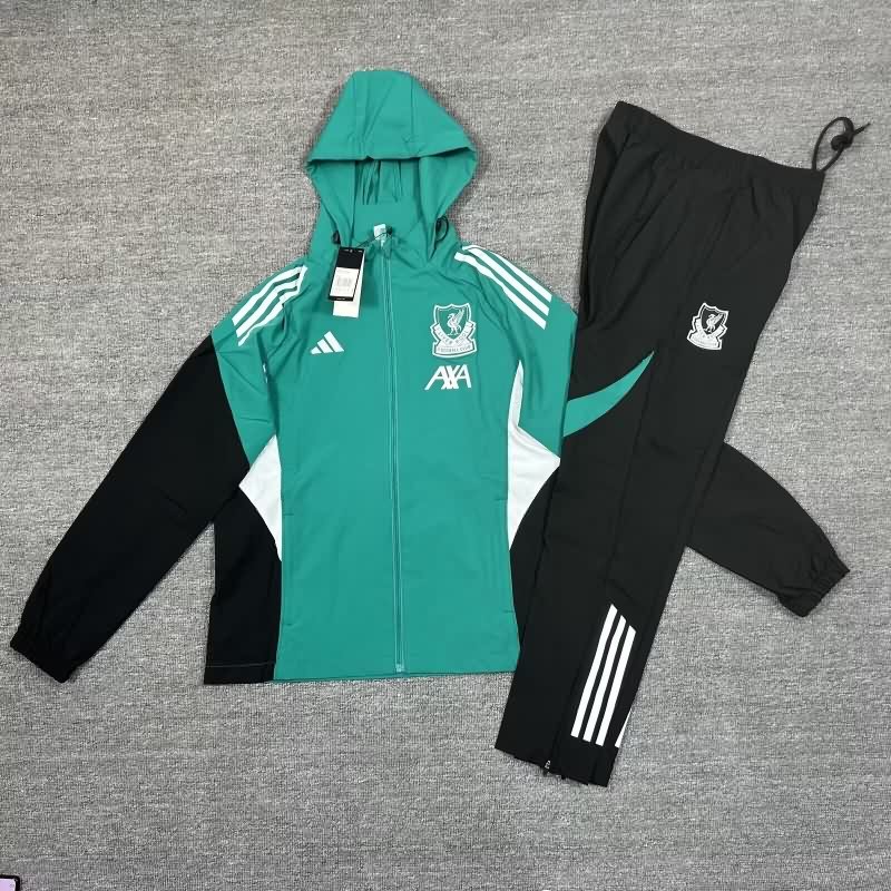 Thailand Quality(AAA) 25/26 Liverpool Green Soccer Tracksuit 05 Thailand Quality(AAA) 25/26 Liverpool Green Soccer Tracksuit 05