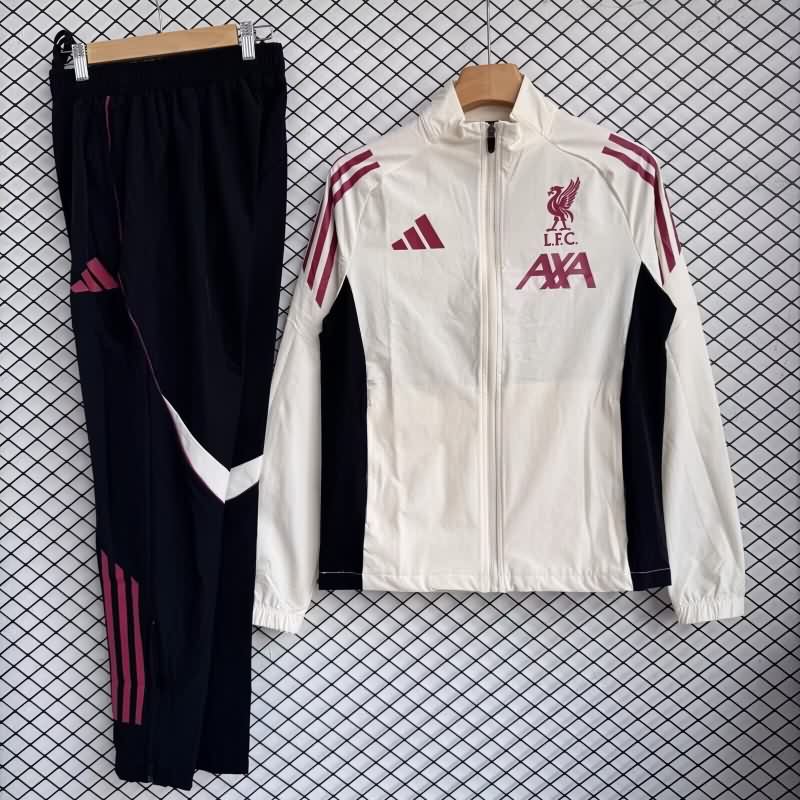 Thailand Quality(AAA) 25/26 Liverpool Grey Soccer Tracksuit Thailand Quality(AAA) 25/26 Liverpool Grey Soccer Tracksuit