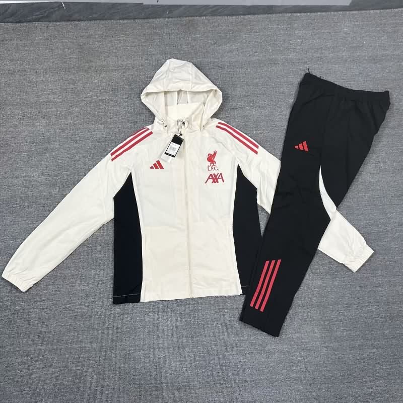 Thailand Quality(AAA) 25/26 Liverpool White Soccer Tracksuit 03 Thailand Quality(AAA) 25/26 Liverpool White Soccer Tracksuit 03