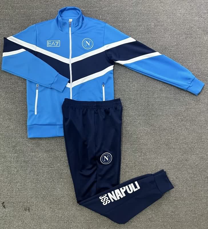 Thailand Quality(AAA) 25/26 Napoli Blue Soccer Tracksuit 03 Thailand Quality(AAA) 25/26 Napoli Blue Soccer Tracksuit 03
