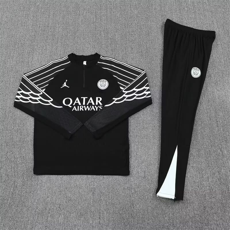 Thailand Quality(AAA) 25/26 Paris St Germain Black Soccer Tracksuit Thailand Quality(AAA) 25/26 Paris St Germain Black Soccer Tracksuit