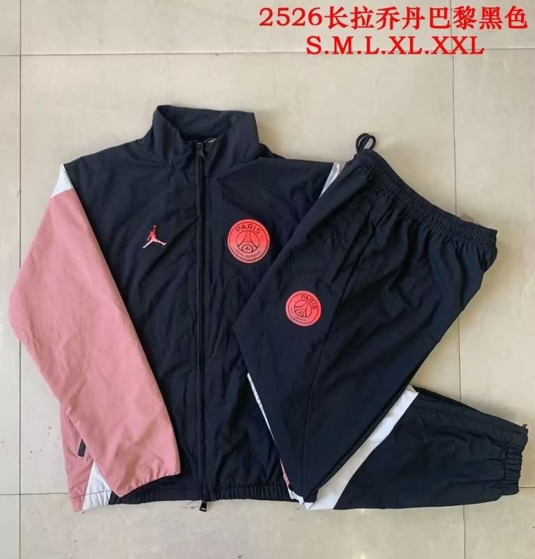 Thailand Quality(AAA) 25/26 Paris St Germain Black Soccer Tracksuit 04 Thailand Quality(AAA) 25/26 Paris St Germain Black Soccer Tracksuit 04