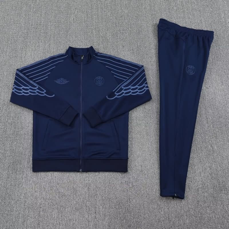 Thailand Quality(AAA) 25/26 Paris St Germain Dark Blue Soccer Tracksuit 04 Thailand Quality(AAA) 25/26 Paris St Germain Dark Blue Soccer Tracksuit 04