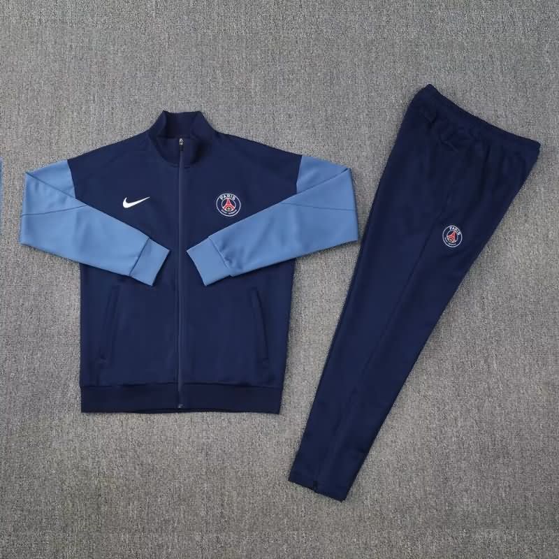Thailand Quality(AAA) 25/26 Paris St Germain Dark Blue Soccer Tracksuit 07 Thailand Quality(AAA) 25/26 Paris St Germain Dark Blue Soccer Tracksuit 07