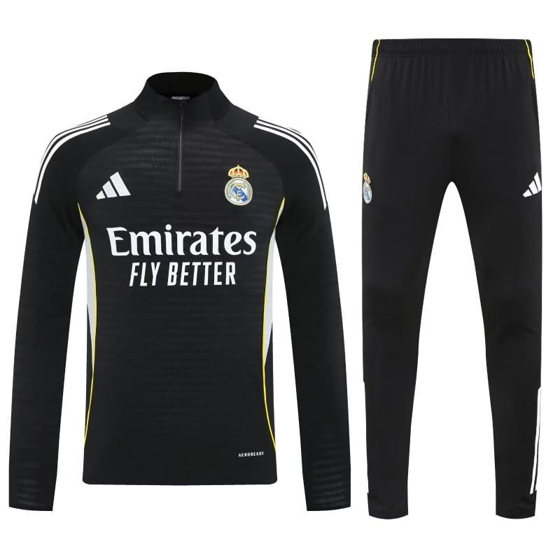 Thailand Quality(AAA) 25/26 Real Madrid Black Soccer Tracksuit 02 Thailand Quality(AAA) 25/26 Real Madrid Black Soccer Tracksuit 02