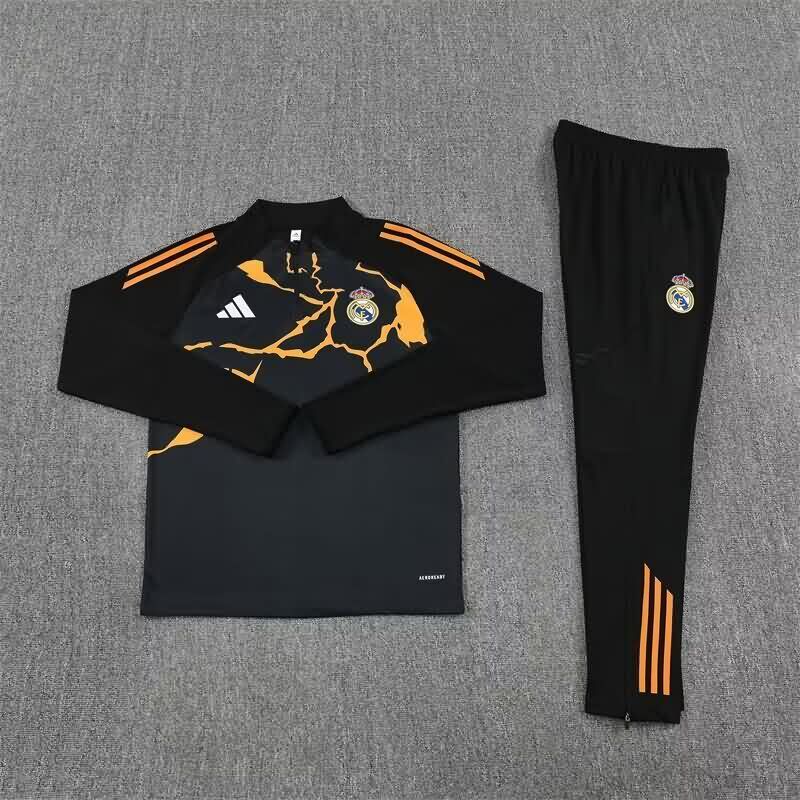 Thailand Quality(AAA) 25/26 Real Madrid Black Soccer Tracksuit 04 Thailand Quality(AAA) 25/26 Real Madrid Black Soccer Tracksuit 04