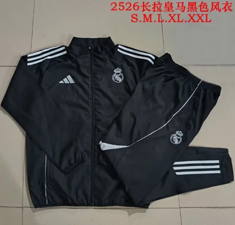 Thailand Quality(AAA) 25/26 Real Madrid Black Soccer Tracksuit 07 Thailand Quality(AAA) 25/26 Real Madrid Black Soccer Tracksuit 07