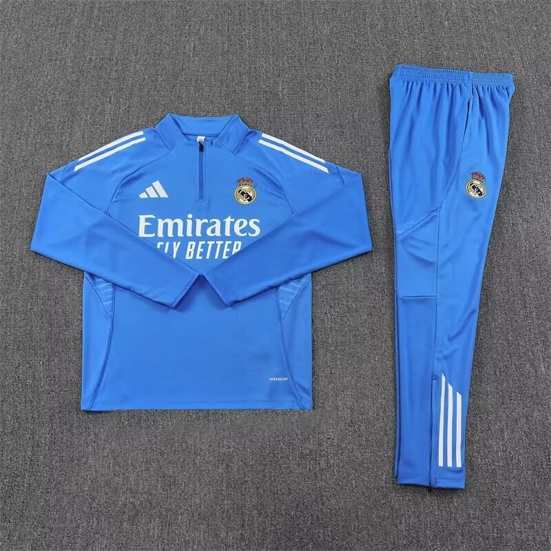 Thailand Quality(AAA) 25/26 Real Madrid Blue Soccer Tracksuit Thailand Quality(AAA) 25/26 Real Madrid Blue Soccer Tracksuit