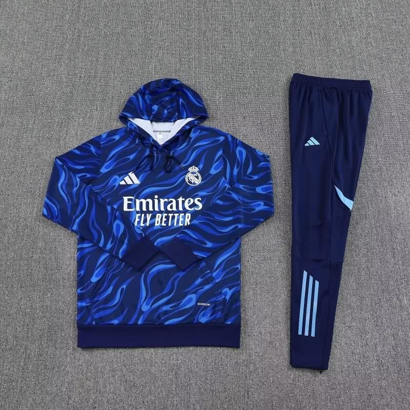 Thailand Quality(AAA) 25/26 Real Madrid Dark Blue Soccer Tracksuit 07 Thailand Quality(AAA) 25/26 Real Madrid Dark Blue Soccer Tracksuit 07