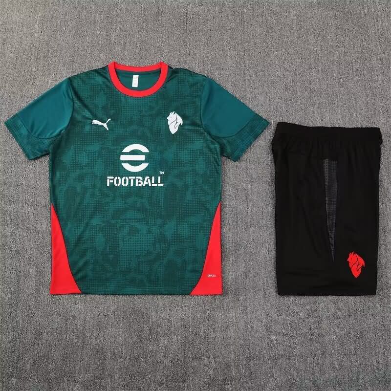 Thailand Quality(AAA) 25/26 AC Milan Green Soccer Training Sets Thailand Quality(AAA) 25/26 AC Milan Green Soccer Training Sets