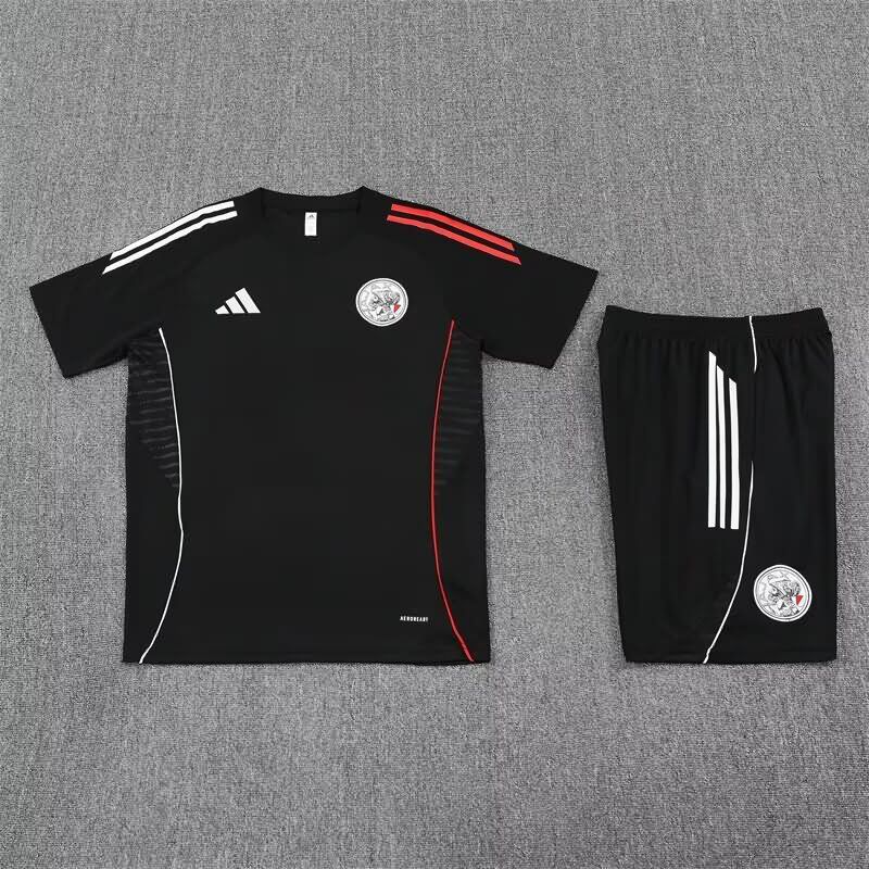 Thailand Quality(AAA) 25/26 Ajax Black Soccer Training Sets Thailand Quality(AAA) 25/26 Ajax Black Soccer Training Sets