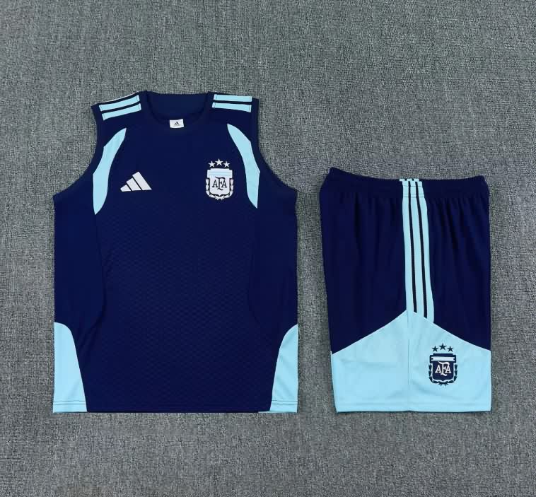 Thailand Quality(AAA) 2026 Argentina Dark Blue Soccer Training Sets Thailand Quality(AAA) 2026 Argentina Dark Blue Soccer Training Sets