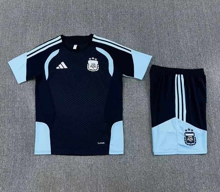 Thailand Quality(AAA) 2026 Argentina Dark Blue Soccer Training Sets 02 Thailand Quality(AAA) 2026 Argentina Dark Blue Soccer Training Sets 02