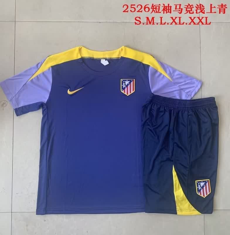 Thailand Quality(AAA) 25/26 Atletico Madrid Dark Blue Soccer Training Sets Thailand Quality(AAA) 25/26 Atletico Madrid Dark Blue Soccer Training Sets