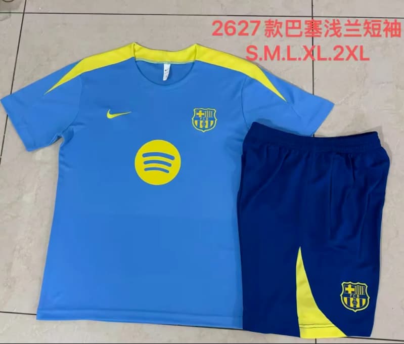 Thailand Quality(AAA) 25/26 Barcelona Blue Soccer Training Sets Thailand Quality(AAA) 25/26 Barcelona Blue Soccer Training Sets