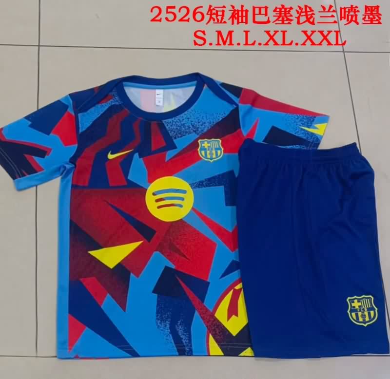 Thailand Quality(AAA) 25/26 Barcelona Blue Red Soccer Training Sets Thailand Quality(AAA) 25/26 Barcelona Blue Red Soccer Training Sets