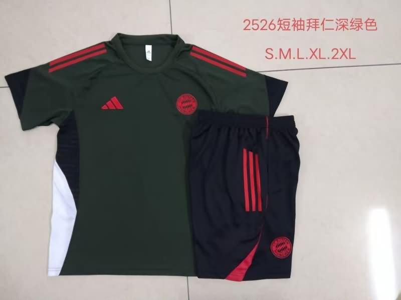 Thailand Quality(AAA) 25/26 Bayern Munich Dark Green Soccer Training Sets Thailand Quality(AAA) 25/26 Bayern Munich Dark Green Soccer Training Sets