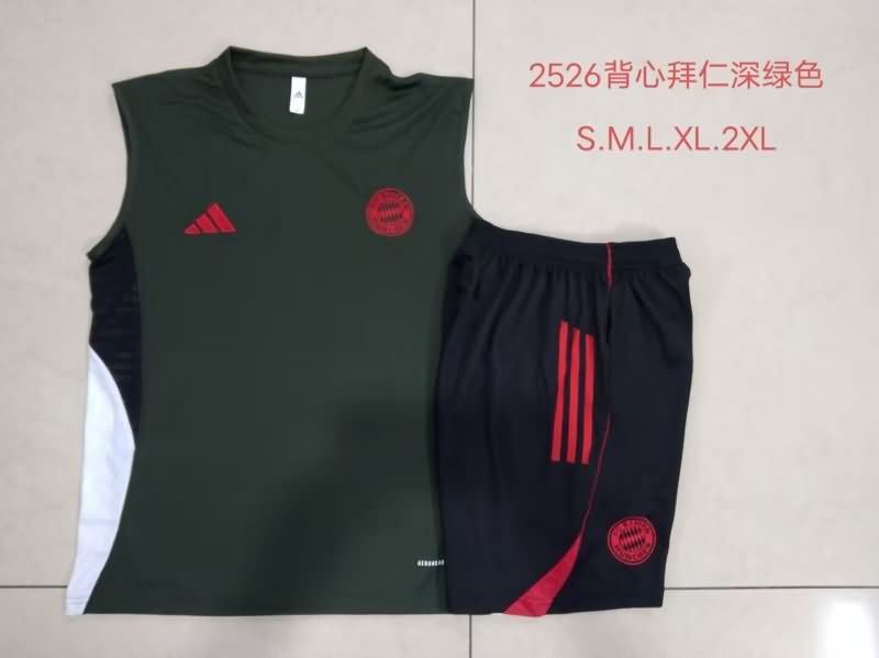 Thailand Quality(AAA) 25/26 Bayern Munich Dark Green Soccer Training Sets 02 Thailand Quality(AAA) 25/26 Bayern Munich Dark Green Soccer Training Sets 02