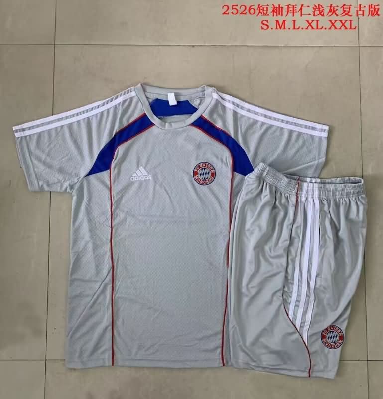 Thailand Quality(AAA) 25/26 Bayern Munich Grey Soccer Training Sets 02 Thailand Quality(AAA) 25/26 Bayern Munich Grey Soccer Training Sets 02