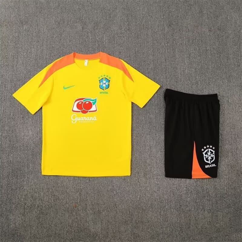 Thailand Quality(AAA) 2025 Brazil Yellow Soccer Training Sets Thailand Quality(AAA) 2025 Brazil Yellow Soccer Training Sets