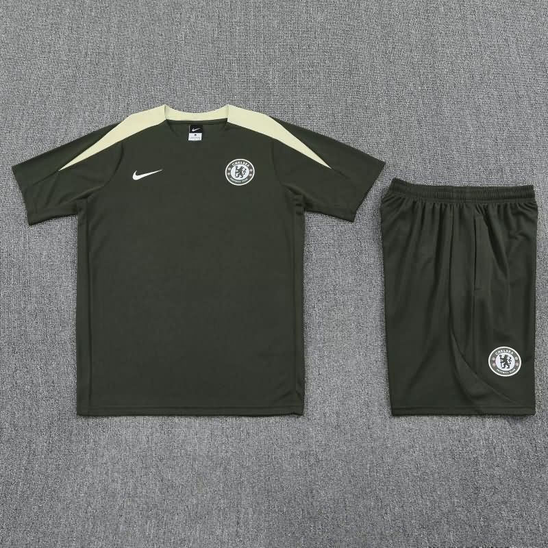 Thailand Quality(AAA) 25/26 Chelsea Dark Green Soccer Training Sets Thailand Quality(AAA) 25/26 Chelsea Dark Green Soccer Training Sets