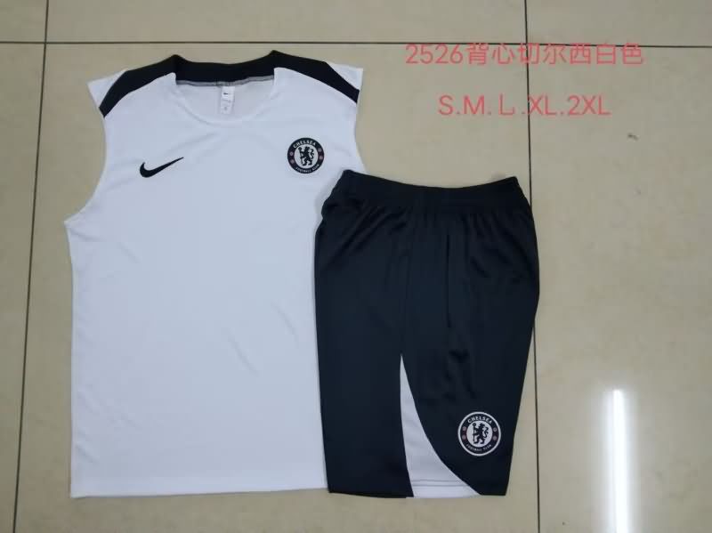 Thailand Quality(AAA) 25/26 Chelsea White Soccer Training Sets 02 Thailand Quality(AAA) 25/26 Chelsea White Soccer Training Sets 02