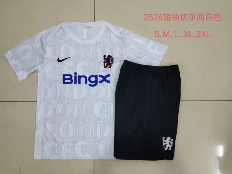 Thailand Quality(AAA) 25/26 Chelsea White Soccer Training Sets 03 Thailand Quality(AAA) 25/26 Chelsea White Soccer Training Sets 03