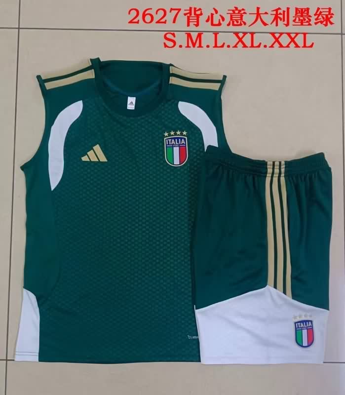 Thailand Quality(AAA) 2026 Italy Green Soccer Training Sets 02 Thailand Quality(AAA) 2026 Italy Green Soccer Training Sets 02