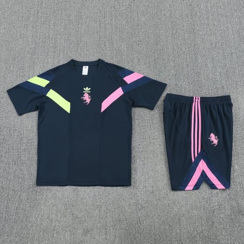 Thailand Quality(AAA) 25/26 Juventus Dark Blue Soccer Training Sets Thailand Quality(AAA) 25/26 Juventus Dark Blue Soccer Training Sets