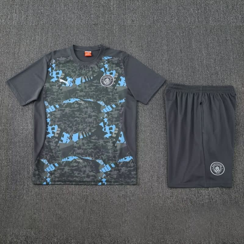 Thailand Quality(AAA) 25/26 Manchester City Dark Green Soccer Training Sets Thailand Quality(AAA) 25/26 Manchester City Dark Green Soccer Training Sets