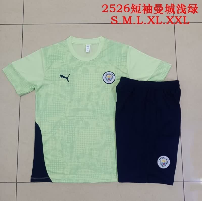 Thailand Quality(AAA) 25/26 Manchester City Green Soccer Training Sets Thailand Quality(AAA) 25/26 Manchester City Green Soccer Training Sets