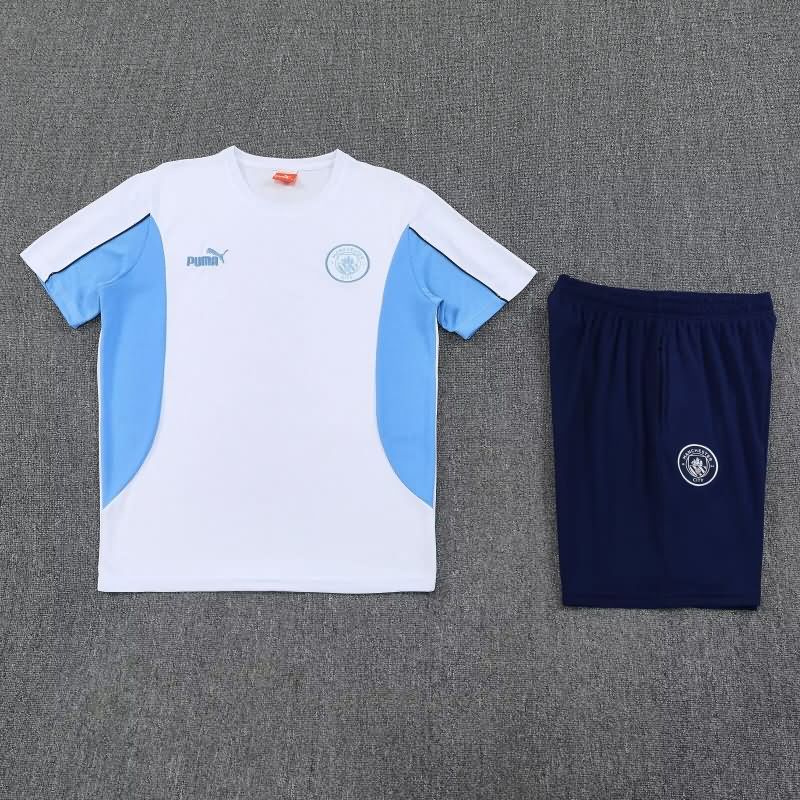 Thailand Quality(AAA) 25/26 Manchester City White Soccer Training Sets Thailand Quality(AAA) 25/26 Manchester City White Soccer Training Sets