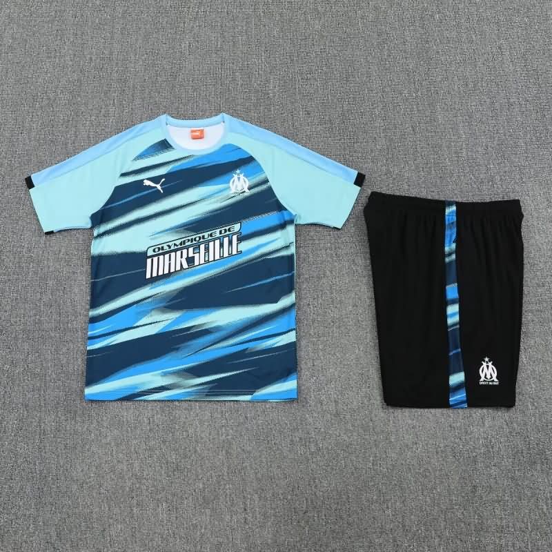 Thailand Quality(AAA) 25/26 Marseilles Light Blue Soccer Training Sets Thailand Quality(AAA) 25/26 Marseilles Light Blue Soccer Training Sets