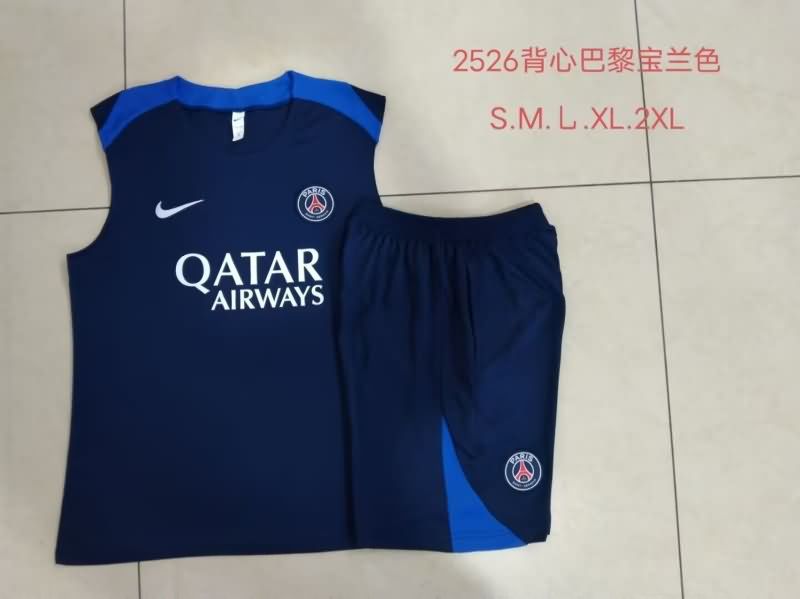 Thailand Quality(AAA) 25/26 Paris St Germain Dark Blue Soccer Training Sets 02 Thailand Quality(AAA) 25/26 Paris St Germain Dark Blue Soccer Training Sets 02
