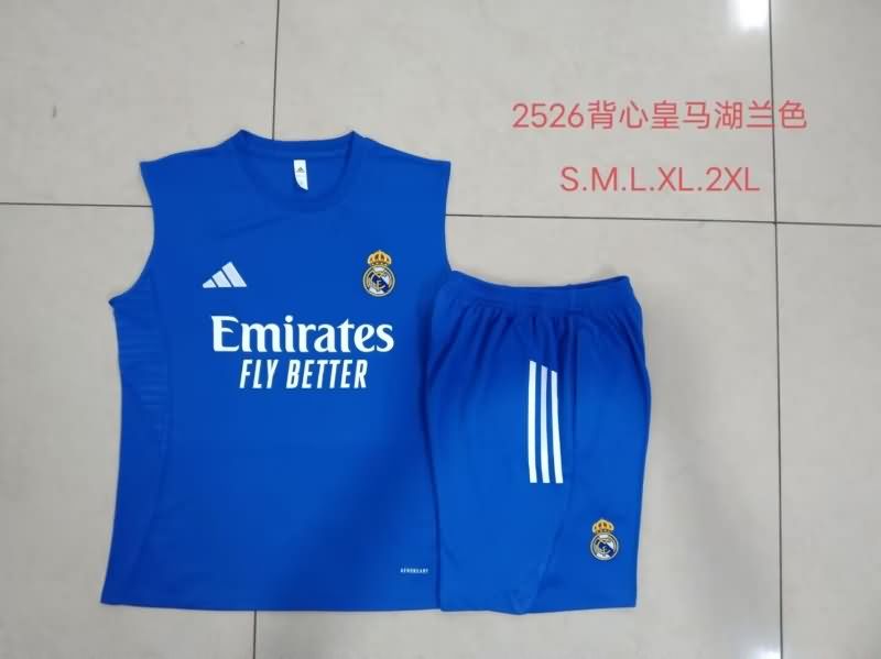Thailand Quality(AAA) 25/26 Real Madrid Blue Soccer Training Sets 02 Thailand Quality(AAA) 25/26 Real Madrid Blue Soccer Training Sets 02