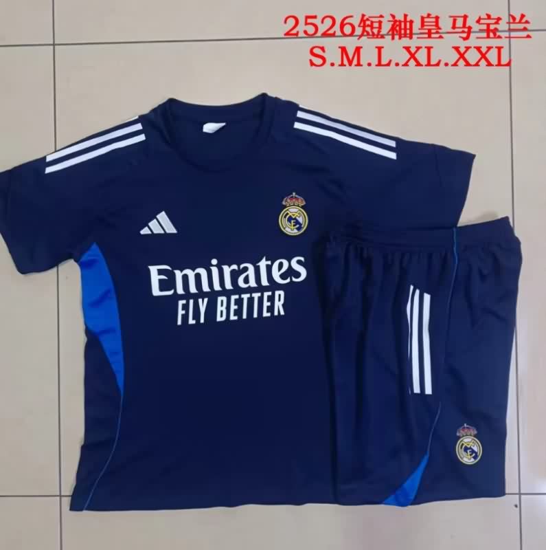 Thailand Quality(AAA) 25/26 Real Madrid Dark Blue Soccer Training Sets 05 Thailand Quality(AAA) 25/26 Real Madrid Dark Blue Soccer Training Sets 05