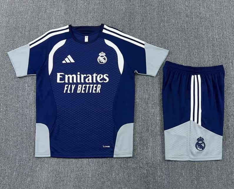 Thailand Quality(AAA) 25/26 Real Madrid Dark Blue Soccer Training Sets 08 Thailand Quality(AAA) 25/26 Real Madrid Dark Blue Soccer Training Sets 08