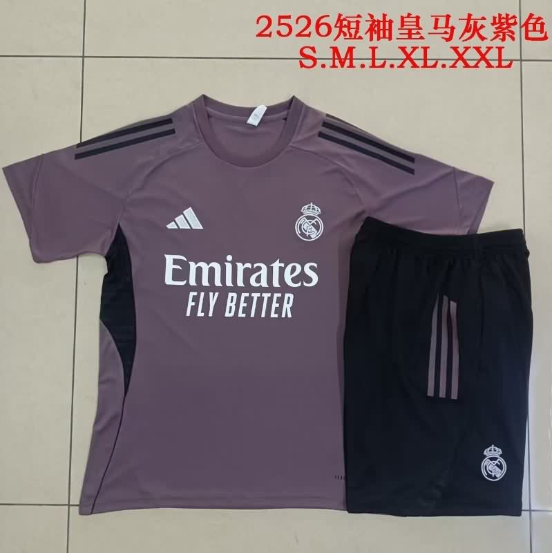 Thailand Quality(AAA) 25/26 Real Madrid Purple Soccer Training Sets 03 Thailand Quality(AAA) 25/26 Real Madrid Purple Soccer Training Sets 03