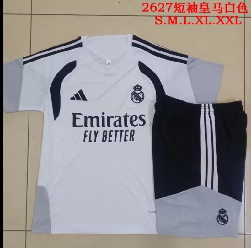 Thailand Quality(AAA) 25/26 Real Madrid White Soccer Training Sets 07 Thailand Quality(AAA) 25/26 Real Madrid White Soccer Training Sets 07