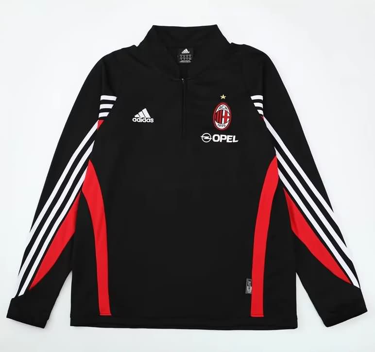 Thailand Quality(AAA) 2003/04 AC Milan Black Soccer Sweater Thailand Quality(AAA) 2003/04 AC Milan Black Soccer Sweater