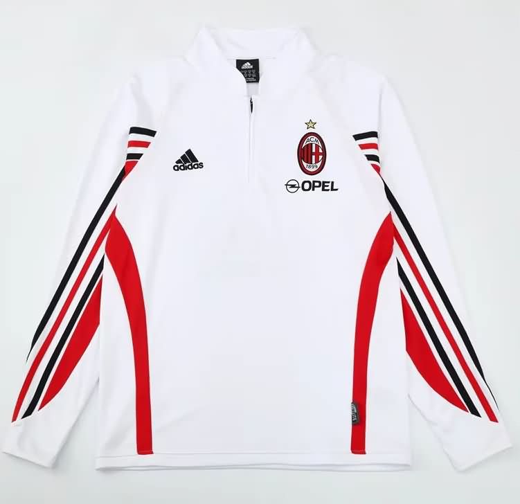 Thailand Quality(AAA) 2003/04 AC Milan White Soccer Sweater Thailand Quality(AAA) 2003/04 AC Milan White Soccer Sweater