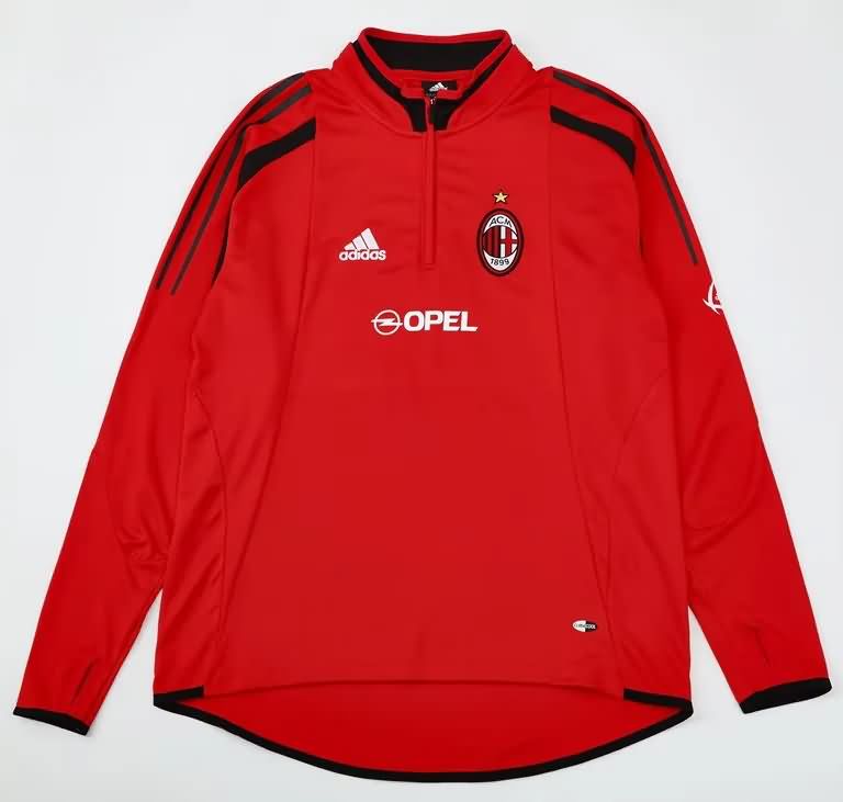 Thailand Quality(AAA) 2004/05 AC Milan Red Soccer Sweater Thailand Quality(AAA) 2004/05 AC Milan Red Soccer Sweater
